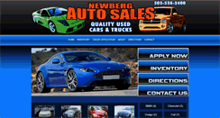 Desktop Screenshot of newbergautosales.com